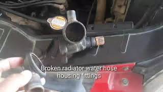 Picanto radiator water outlet fittings