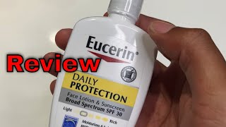 Eucerin Daily Protection Face Lotion and Sunscreen - How to Use