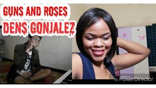 Guns N' Roses - sweet child O' mine cover (by dens gonjalez) - reaction video