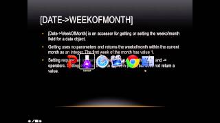Lasso Programming: [date→weekofmonth]