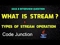 what is Stream API and types of operation in Stream API || Java 8 Interview Question