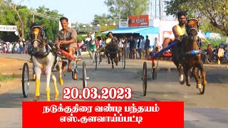 நடுகுதிரை வண்டி பந்தயம் எஸ்.குளவாய்பட்டி | 20\\03\\2023