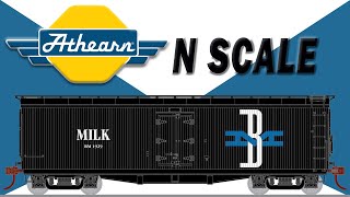 Train Tuesday 10/22/24: Athearn HO \u0026 N 40ft Pfaudler Milk Cars \u0026 Roundhouse 36ft Old Time Box Cars