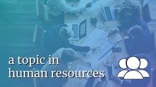 Human Resources Management - About VTR's Online Course