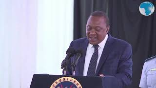 President Uhuru shows off his newly acquired Jamaican accent