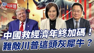 中國救經濟年終加碼！難敵川普這頭灰犀牛？【大大平評理】2024.12.31 平秀琳、蔡正元