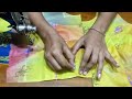 পাকিজা শাড়ির ব্লাউজ কাটিং এবং সেলাই। blouse cutting and stitching শাড়ির সেটের ব্লাউজ