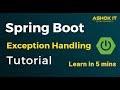 Spring Boot Custom Exception Handling Tutorial