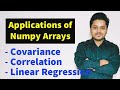 Covariance | Correlation | Linear Regression | Numpy Arrays | CBSE