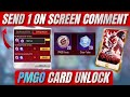SEND 1 ON SCREEN COMMENT ON 6 MISSION COMPLETE | PMGO POINTS AND CHEER TOKENS | PMGO S1 CARD UNLOCK