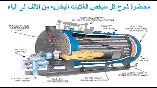 محاضرة شرح كل مايخص الغلايات البخاريه من الالف الى الياء  Steam boilers from A to Z and their types