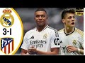 Real Madrid vs Atletico Madrid | USA TOUR 2024 | Klyian Mbappe 2 Goals, Highlights & All Goals 4KHD