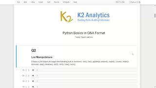 Learn Python Q&A Style | FAQs List Manipulation | append, sort, index, reverse, insert, pop, len