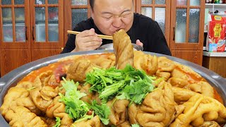 20斤猪大肠，阿强做“江油肥肠”，香辣Q弹一整根嗦着吃过瘾｜Mukbang【cram阿强】