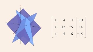 Algebra 56 - A Geometrical View of Gauss-Jordan Elimination