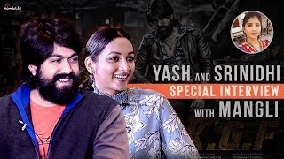 Yash and Srinidhi Shetty Special Interview with Mangli | #KGF | Silly Monks