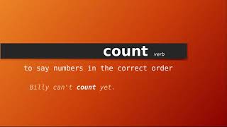 count , Meaning of count , Definition of count , Pronunciation of count