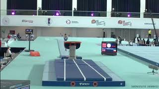 Andreea Preda (ROU) 2020 jr Euros QF VT