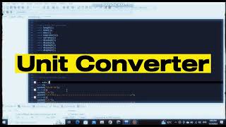 C Project - Unit Converter With History | (simple project) #UnitConverter #CProgramming #cproject