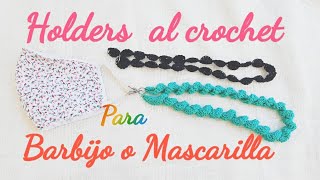 Holder para para Barbijo o Mascarilla al crochet súper fácil