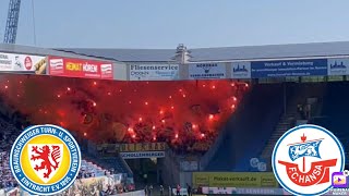 Braunschweig Pyroshow  |F.C.Hansa Rostock-Eintracht Braunschweig