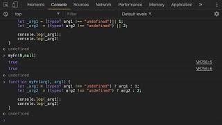 Javascript - Adding default parameters to functions