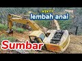 lokasi ekstrim Komatsu PC 200 // seperti lembah Anai sumbar