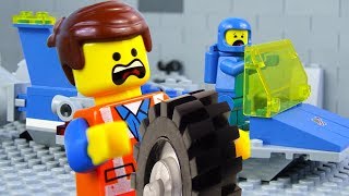 LEGO Movie 2 STOP MOTION LEGO: Emmet & Benny's Workshop Fail | LEGO City Vehicles | By Billy Bricks