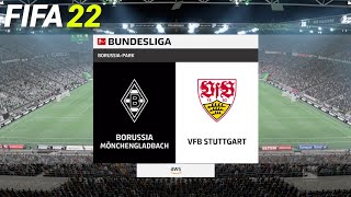 FIFA 22 - Borussia Gladbach vs Stuttgart - BUNDESLIGA | PS4