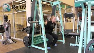 How to use the Self-Assisted Squat Rack