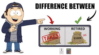 $100K Working vs $100K Retired, The Shocking Tax Difference