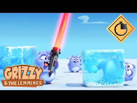20 minutes de Grizzy & les Lemmings Cartoon compilation #63 / Episodes complets 185, 186, 187
