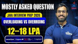 Overloading Vs Overriding in JAVA | Interview Questions and Answers | By Anand Sir