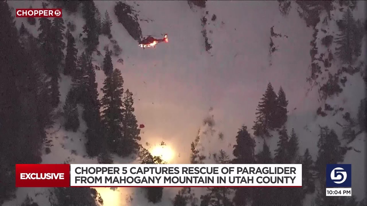 Rescuers Airlift Man Off Mahogany Mountain After Utah County ...