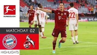 FC Bayern München - 1. FC Köln 3-2 | Highlights - Bundesliga 2021-2022