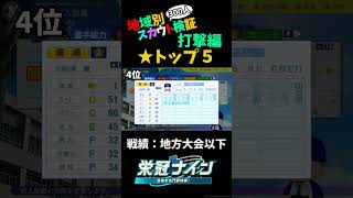 【打撃地域】地方大会以下100人スカウト★トップ５【栄冠ナイン】#スカウト #パワプロ2024 #リセマラ #栄冠ナイン