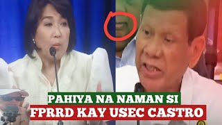 WALANG ALAM SI FPRRD KAYA PURO SYA INTRIGA | AYON KAY USEC CLAIRE CASTRO