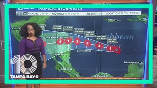 Tropical Storm Iota strengthens, still could become a major hurricane