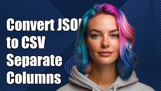 Convert nested JSON array into separate columns in CSV file