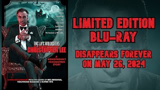 The Life and Deaths of Christopher Lee | Limited Edition Physical Media Disappears on May 26, 2024