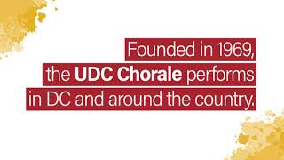 See the UDC Chorale at the UDC Law Gala!
