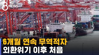 25년 만에 6개월 연속 무역적자…외환위기 이후 처음 / SBS