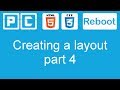 HTML5 and CSS3 beginners tutorial 37 - creating a website layout [part 4]
