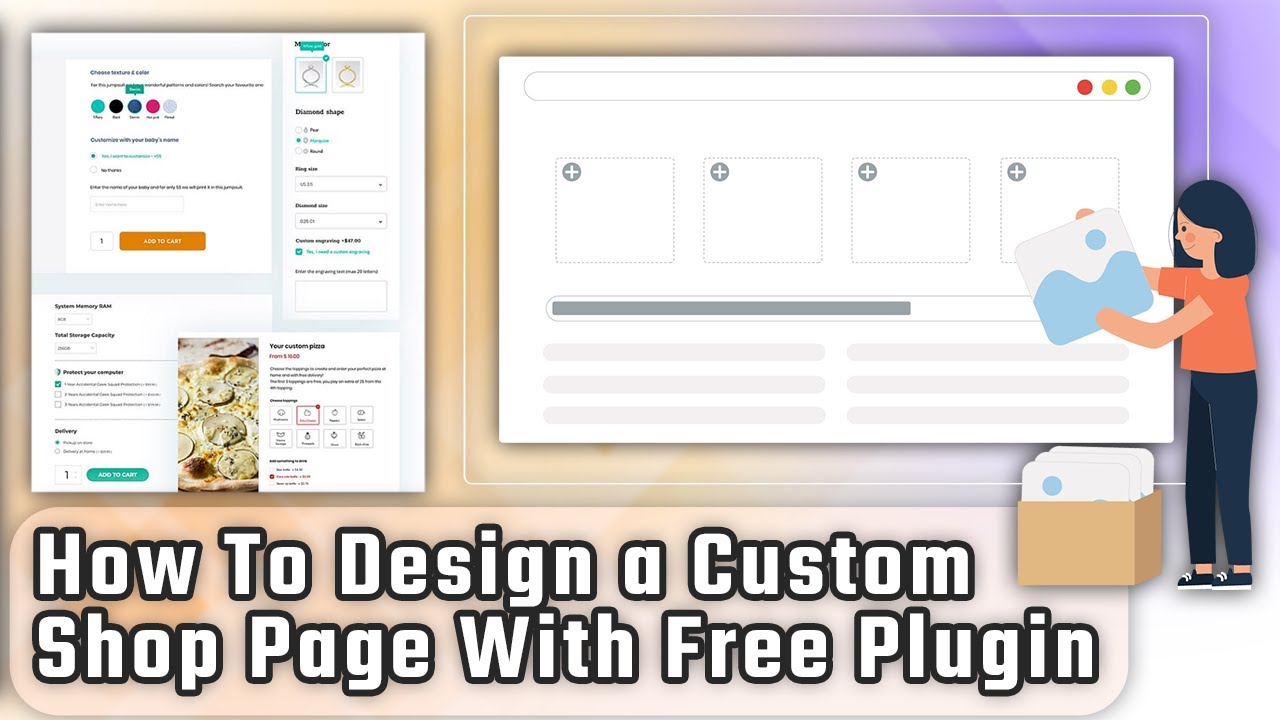 How To Design Woocommerce Shop Page With Free Plugins Youtube