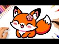HOW TO DRAW A CUTE FOX 💟