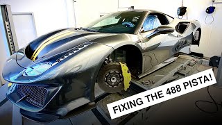 We FINALLY fix 488 Pista's Alignment! - Manthey Racing