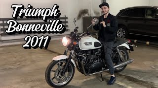 Triumph Bonneville 2011. Триумф Бонневиль. Обзор. Тест-драйв.