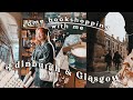 Come Bookshopping With Me In Edinburgh & Glasgow 🦉🍂🕯 cozy autumnal vlog