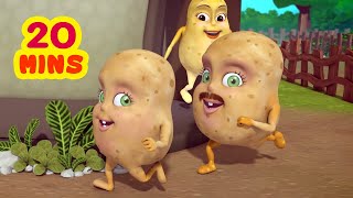Aloo Kachaloo Ho Jaata Bore and much more | Hindi Rhymes for Children | Infobells