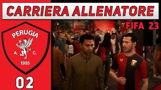 PRIME PARTITE UFFICIALI [#02] CARRIERA ALLENATORE PERUGIA ★ FIFA 23 Gameplay ITA
